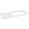 Sapho Brahea doska Rockstone 121 x 51,5 cm biela matná BL121-0101-R