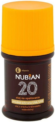 Nubian olej na opaľovanie SPF20 60 ml