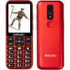 EVOLVEO EasyPhone LT, mobilný telefón pre seniorov s nabíjacím stojanom (červený)