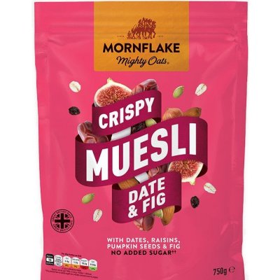 Mornflake Crispy Muesli datle/fík 750 g