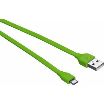 Trust 20138 Flat Micro-USB Cable 1m - lime