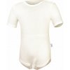 LITTLE ANGEL Body tenké krátky rukáv Outlast® 74 biela káva