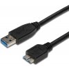 PremiumCord Kábel Micro USB 3.0 5 Gbps USB A - Micro USB B, MM, 0,5 m ku3ma05bk