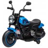 mamido Detská elektrická motorka Chopper Faster modrá