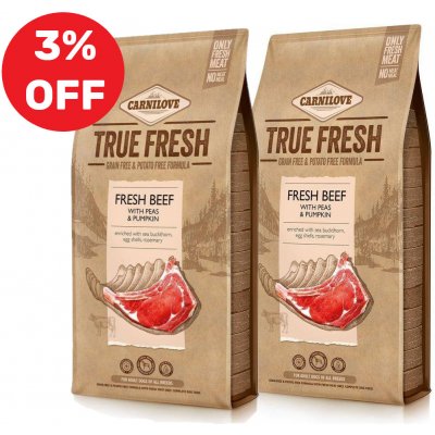 Carnilove True Fresh Beef for Adult dogs 2 x 11,4 kg