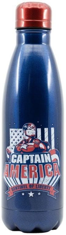 Stor Nerezová fľaša / termoska AVENGERS Captain America 0,78 l