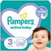 PAMPERS Active Baby Plienky jednorazové 3 (6-10 kg) 152 ks - MEGA PACK