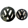 VW PASSAT CC (2008-2012) predný a zadný znak, logo (15,4cm a 11,2cm) - čierna lesklá