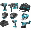 Sada elektrického náradia dedra SAS+ 18V 23EL 4x4Ah