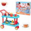 VEĽKÝ DVOJPOSCHODOVÝ VOZÍK NA HRAČKY NA SERVIRÁVANIE ČAJU, RAŇAJKY + PRÍSLUŠENSTVO