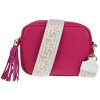 NovaKabelka.sk Bala Fuxia s prídavným popruhom IX kožená talianska crossbody kabelka ružová