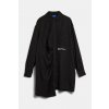 ŠATY KARL LAGERFELD JEANS KLJ ASYMMETRIC SHIRT DRESS BLACK