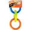 Preťahovadlo pre psa NERF DOG s tromi krúžkami na ťahanie