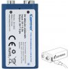 Keeppower Type-C 9V 480mAh 4320mWh Protected Rechargeable Li-ion Battery 9V1350C
