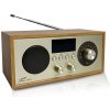 Rádio prenosné LTC LXLTC511BJ BRDA svetlohnedo-zlaté multimediálne +indukčná nabíjačka