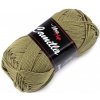 Bavlnená pletacia priadza Camilla 50 g - 1 ks 49 (8168) zelená khaki
