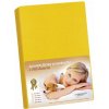 Bellatex Prestieradlo Jersey s elastanom sýta žlté 90x200