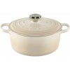 Le Creuset Signature Bräter rund 24 cm Meringue