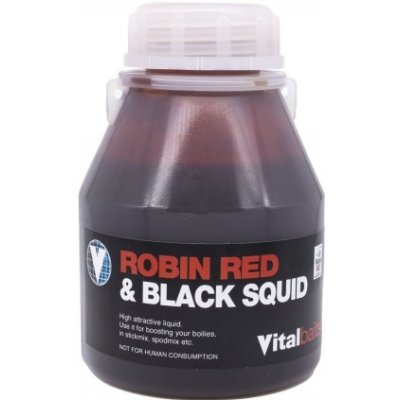 Dip Vitalbaits Robin Red - Black Squid 250ml