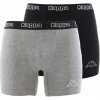 Boxerky KAPPA 2-pack Black-Grey|L