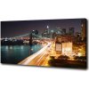 Foto obraz na plátne New York noc 100x50 cm