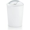 KELA Odpadkový koš MARTA 5L plast, bílý KL-22301