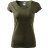 MALFINI PURE 122 / Tričko, dámske - military XL