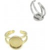 Komponenty pro prstýnek s lůžky 8-10mm - 1ks - 10 mm / Light Gold SL