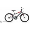 CTM SCOOBY 1.0 20 detský bicykel, matná sivá/neónová červená