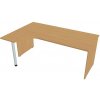 kancelársky stôl ergo pravý 160x120 cm - GE 1800 P buk