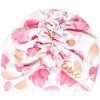 ENIE BABY Čiapka detská turban Pink Leaves dievča 6-9m