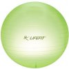 Gymnastický mic LIFEFIT TRANSPARENT 65 cm, sv. zelený