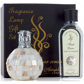 Ashleigh & Burwood Darčekové balenie Malá katalytická lampa ARCTIC TUNDRA s vôňou FRESH LINEN(čisté prádlo) 250 ml