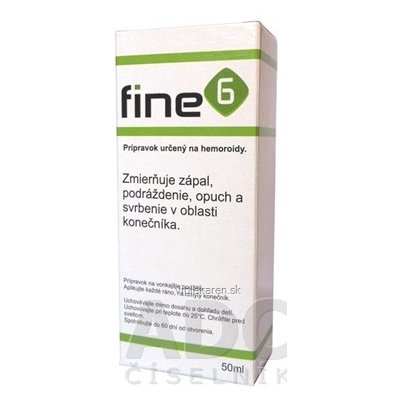 Fine6 olej na hemoroidy 50 ml