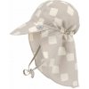 Detský klobúk Lassig Sun Protection Flap Hat béžová 45-47
