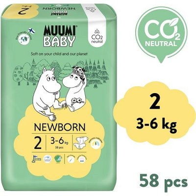 MUUMI BABY Newborn 2 58 ks