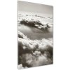 Vertikálny foto obraz fotografie na skle Let nad oblaky 50x100 cm
