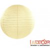 Dekoratívny lampión krémový 25cm