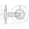 Brzdový kotúč OPEL predný ZAFIRA B ASTRA H MERIVA B 1.6 1.7 1.9CDTI 308MM 09.9368.10.20 MAXGEAR