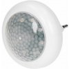 ORNO LED nočné svetielko do zástrčky so súmrakovým a PIR senzorom 120°, 8xLED, 40lm, 6500K [LA-2]