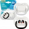 Canpol babies BabiesBoo silikon symmetrical Soother cumlík white 2 ks