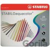 Pastelky STABILO aquacolor, súprava 24 ks v kovovom puzdre
