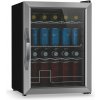 Klarstein Beersafe chladnička na nápoje so sklenenými dverami | 64 x 48 cm | Vnútorné LED osvetlenie | Strieborno-čierna ()
