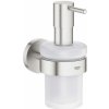 Grohe Essentials - Dávkovač tekutého mydla s držiakom, supersteel - 40448DC1