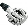 SHIMANO pedále MTB M520 SPD strieborné