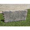 1 Travertín Silver dlažba 30 cm x 15 cm x 3 cm Hrana dlažby: sekaná