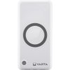 Varta 57913 powerbanka Li-Pol, 10000 mAh, Bezdrôtové nabíjanie Qi, QC 3.0, Dodávka energie, biela, Indikátor stavu; 57913101111