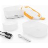 V0103376 InnovaGoods Elektrický obedár do auta InnovaGoods 40W 12 V bielo-oranžová