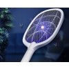 Elektronická UV plácačka na muchy, ovady, komáre biela (Spoľahlivá pomoc proti hmyzu)