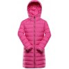 Detský zimný ultraľahký kabát ALPINE PRO DEFRO ružová|152-158